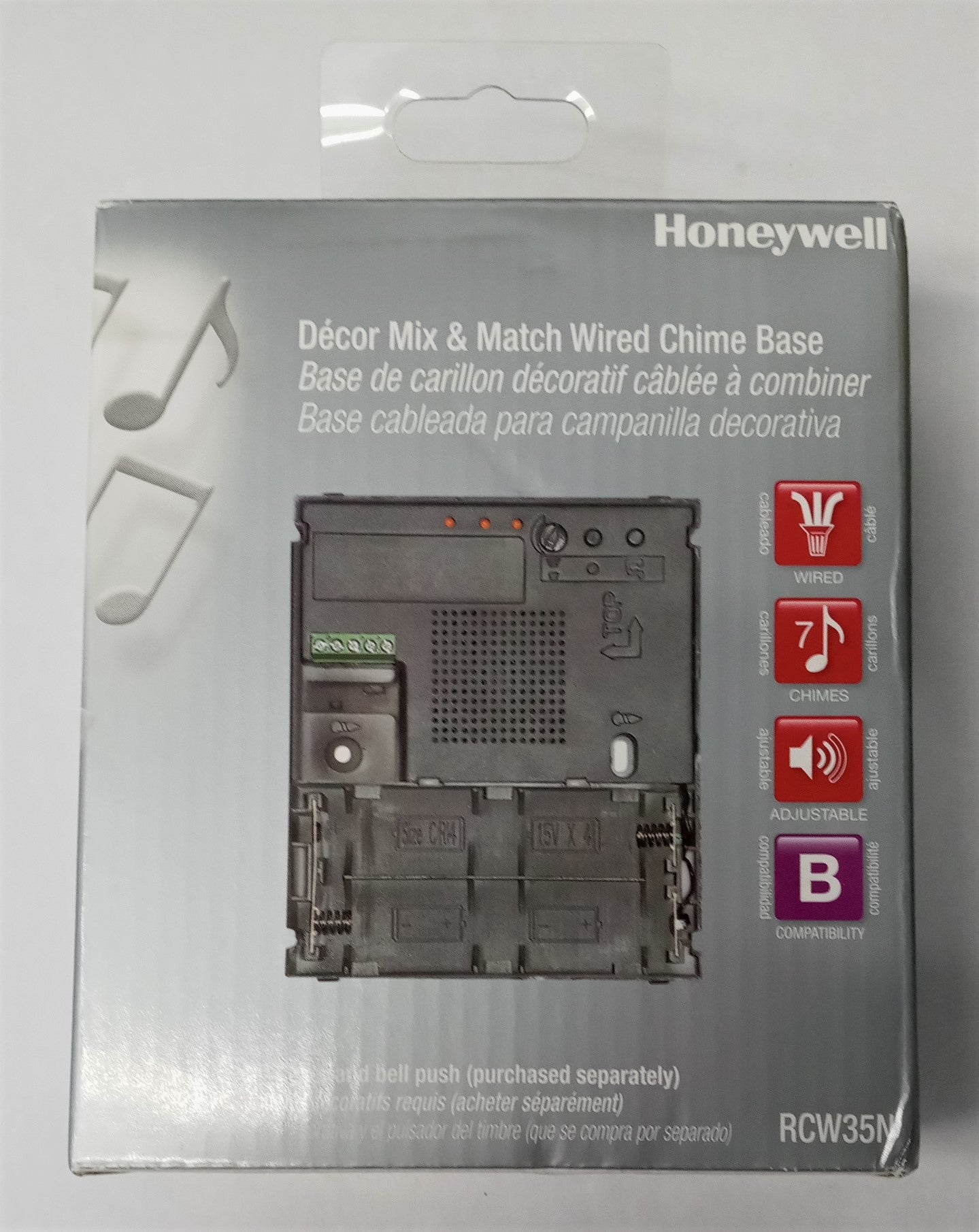 Honeywell RCW35N Décor Mix & Match Wired Chime Base