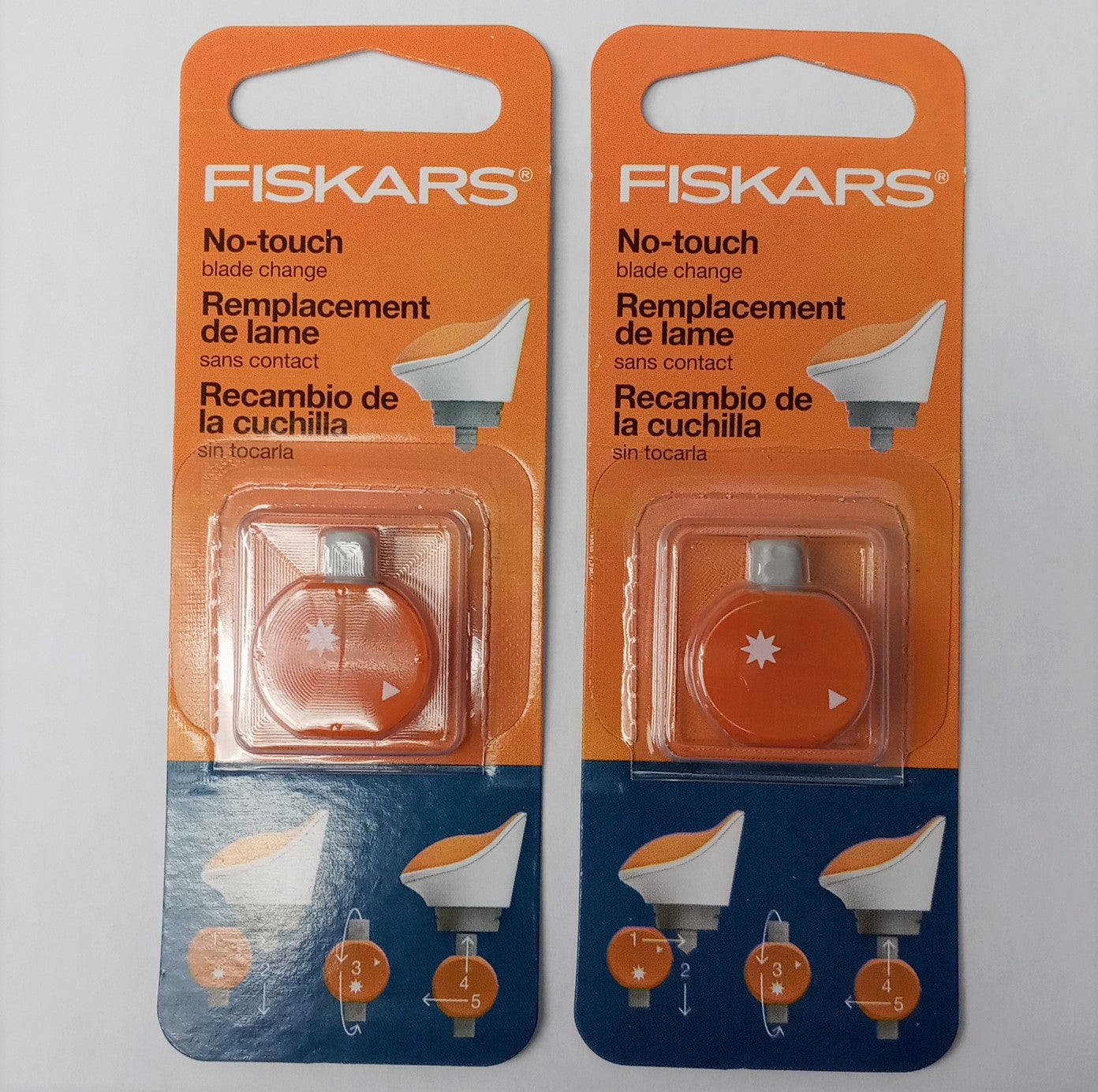 Fiskars 158160-1001 Shapexpress2 Template Cutter No Touch Replacement Blade 2pcs