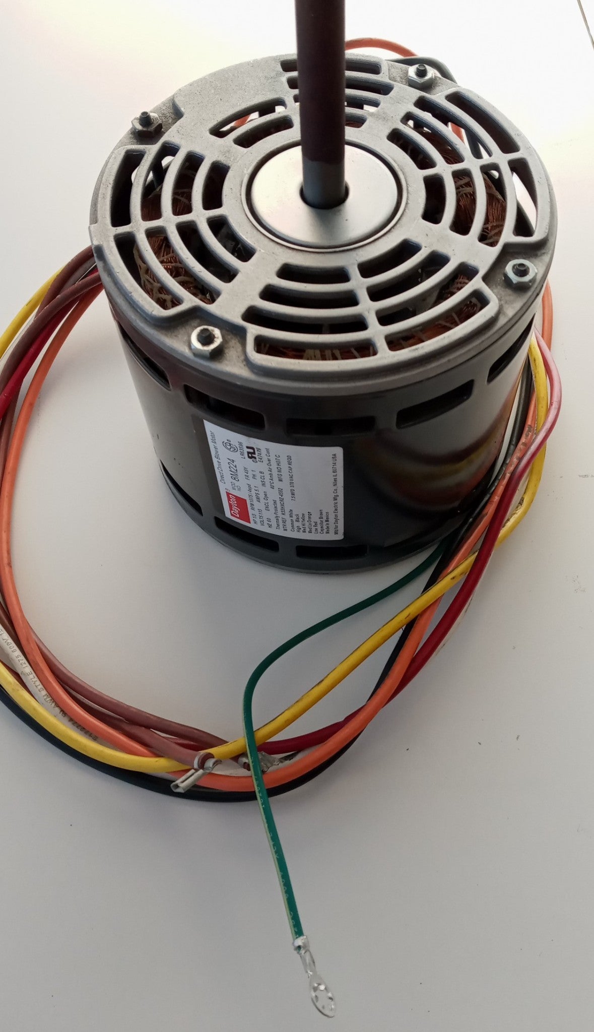 Dayton 8M224 Direct Drive Blower Motor 1/3HP 4-Speed