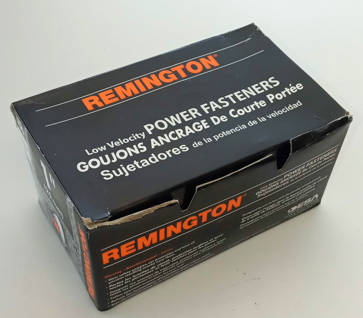 Remington 77558 100pc 1in (25mm) Low Velocity Power Fasteners
