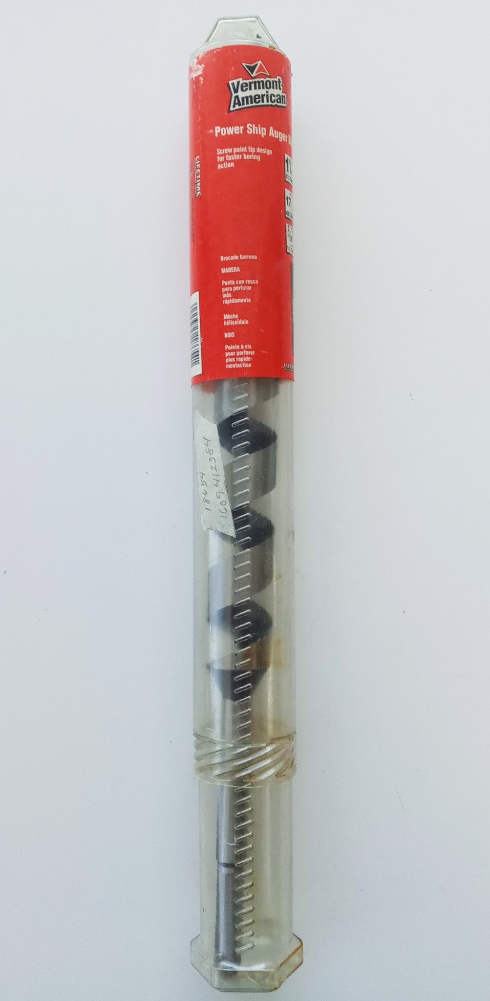 Vermont American 18654 Power Ship Auger Bit 1-4/4" x 17" x 7/16"