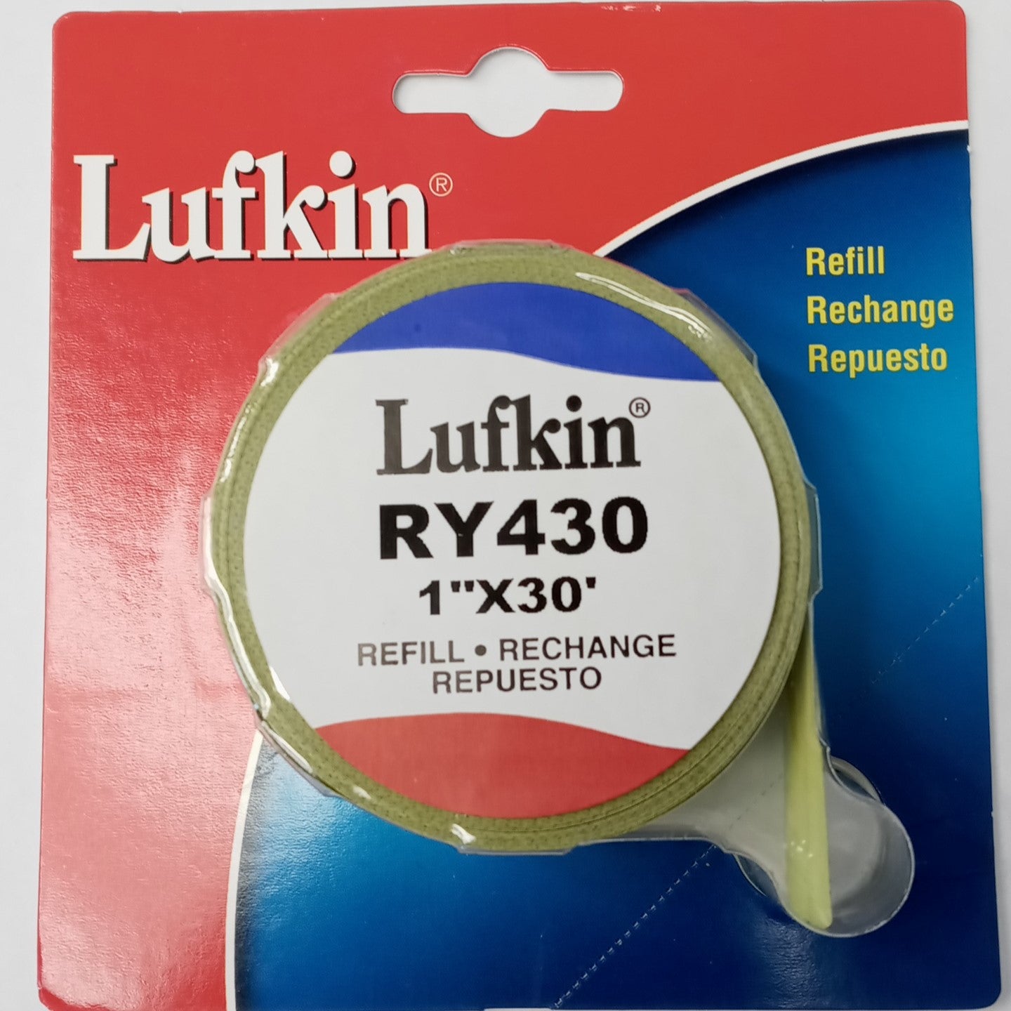 Lufkin RY430 Yellow Steel Universal Tape Refill 1" x 30'