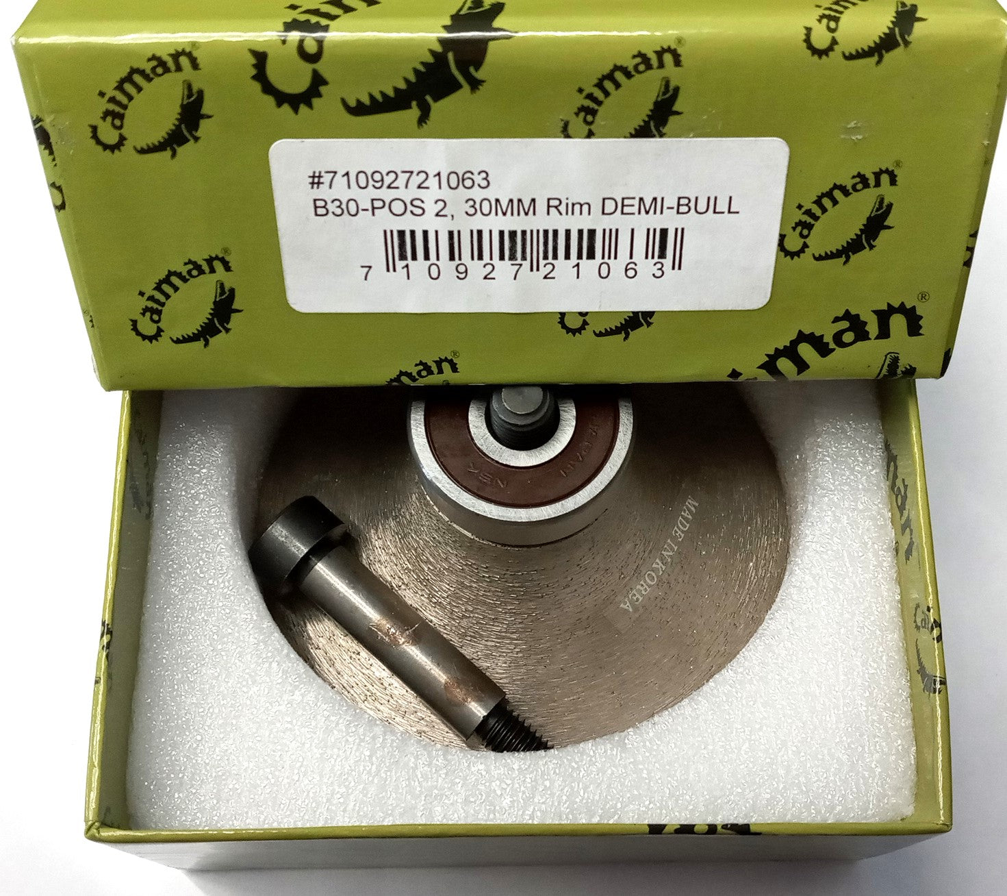 Caiman 21063 30mm Rim Diamond Demi-Bullnose B30-POS Profile Wheel Shape B
