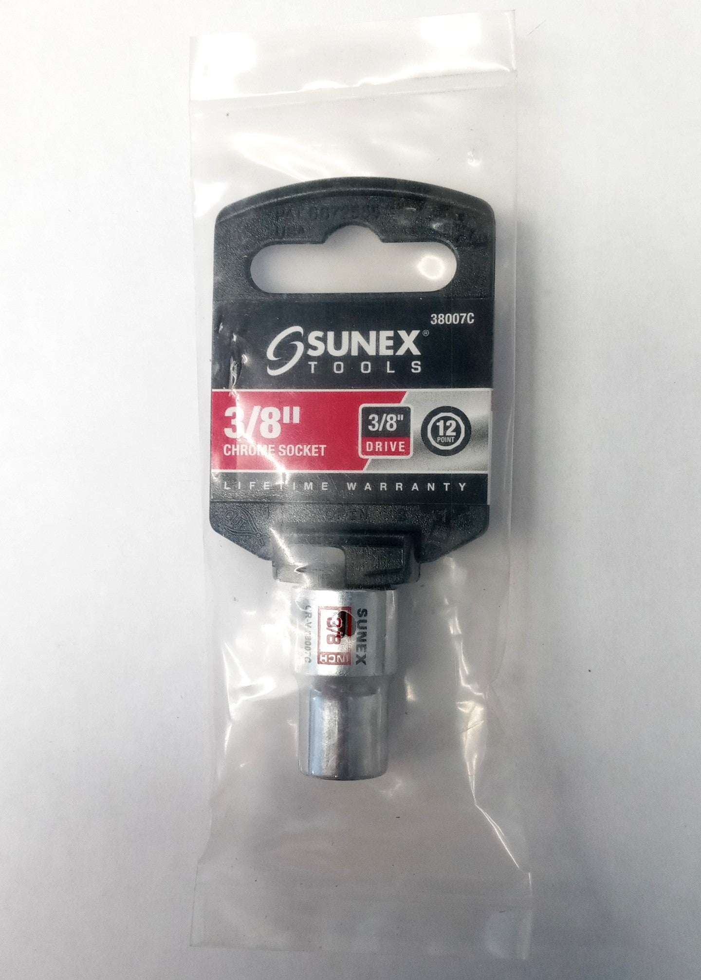 Sunex 38007C 3/8" Drive 12 Point 12mm Socket