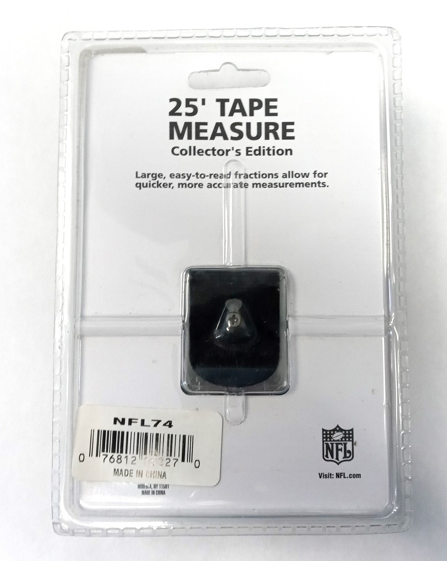 NFL74 Denver Broncos 1" x 25' Tape Measure Collector's Edition