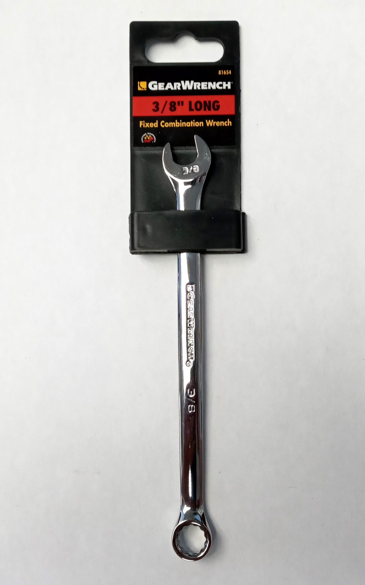 Gearwrench 81654 3/8" Long Pattern Combination NonRatcheting Wrench