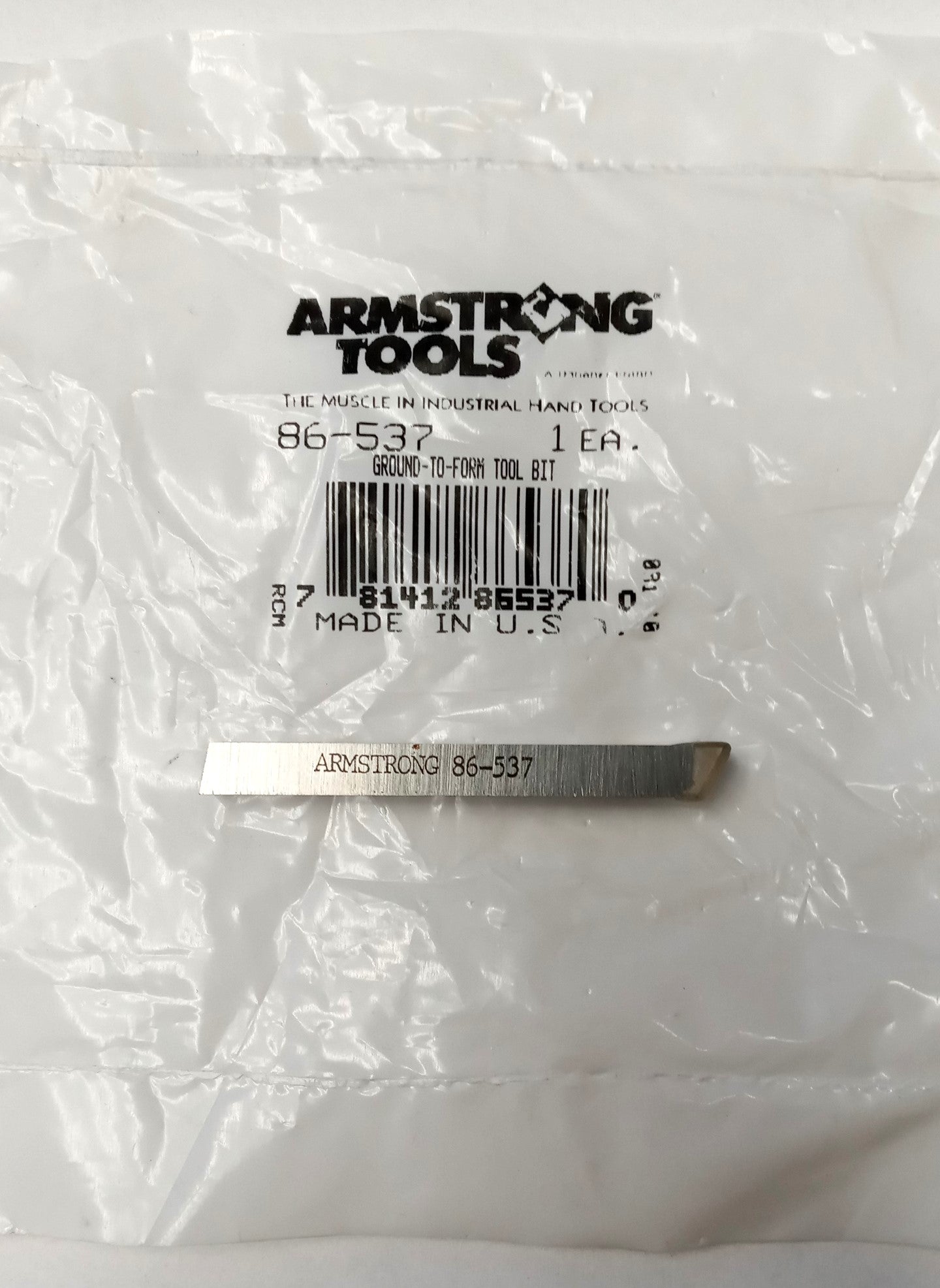 Armstrong 86-537 Ground-to-form Tool Bit USA