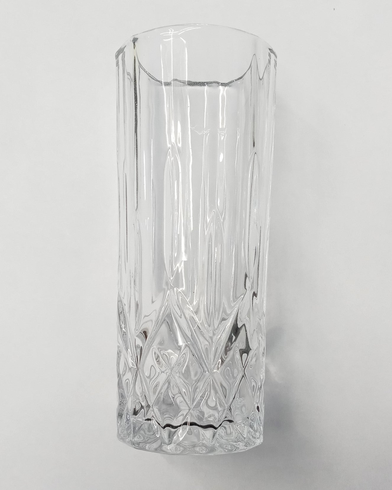 Viski 10247 Admiral Crystal Highball Glasses - Fancy Tall Gift Set of 2, 9 Oz