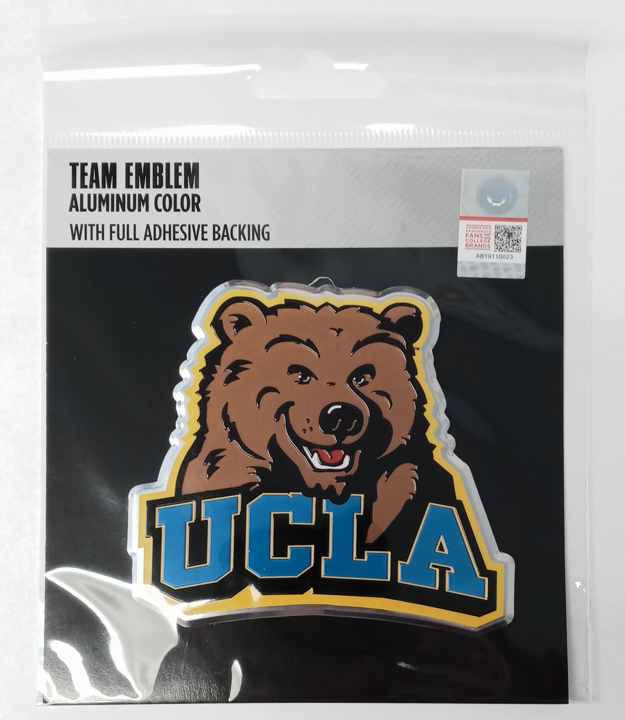 NCAA 26772 UCLA Bruins Car Truck Aluminum Color Team Mascot Emblem