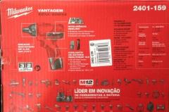 Milwaukee 2401-159 M12 Cordless 1/4" Hex Screwdriver Kit (Euro Charger, Type C)