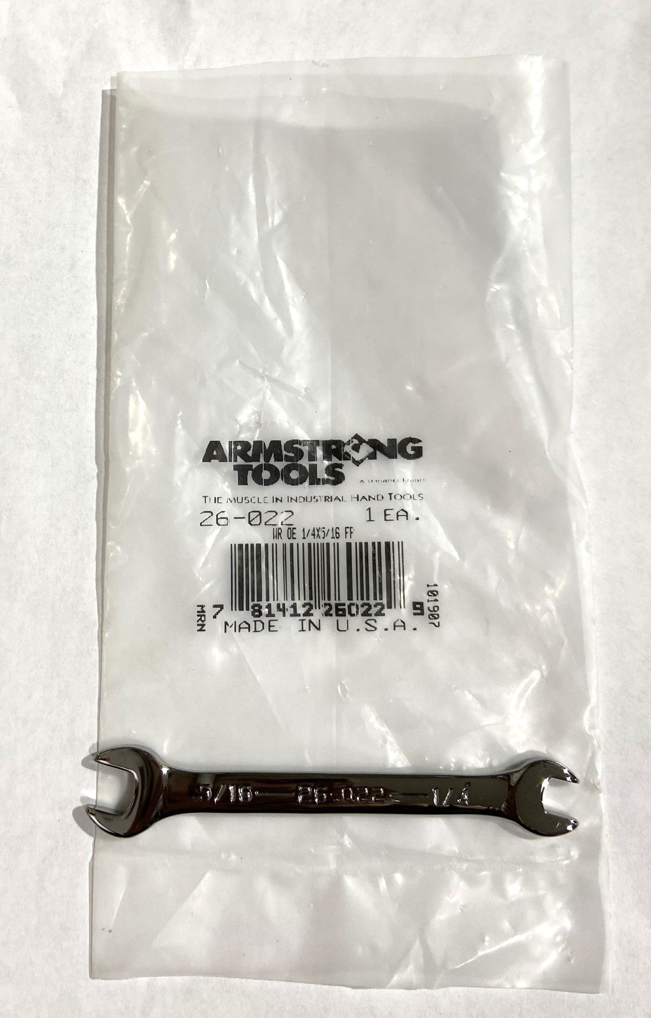 Armstrong 26-022 - Armstrong Open-End Wrench-1/4"x 5/16