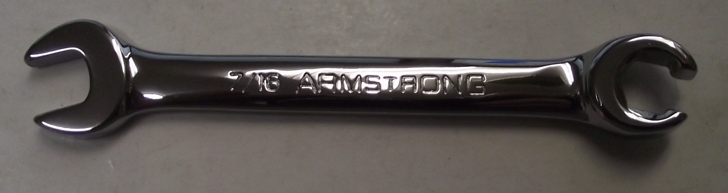 Armstrong 28-214 7/16" Full Polish Combination Flare Nut Wrench USA