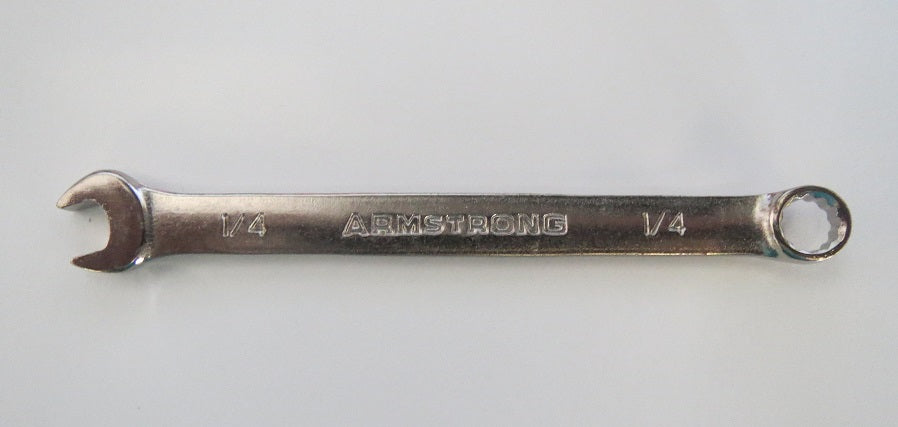 ARMSTRONG 30-308 1/4" 12 Point Combo Wrench Satin USA
