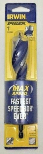 Irwin Speedbor 3041007 1" Max Speed Wood Tri-Flute Bit