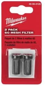 Milwaukee 49-90-0120 60 Mesh Filter for M4910-20 Paint Sprayer Package Contains 2 Filters