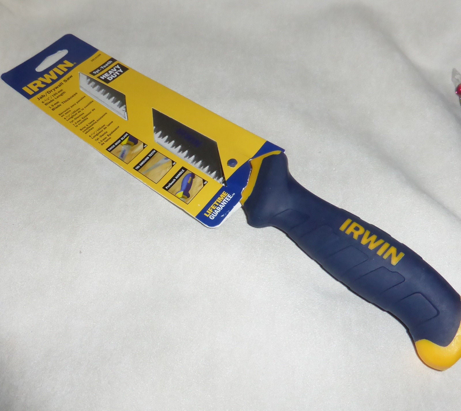 Irwin 2014100 6-1/2" 9Pt-Teeth Jab / Drywall Saw (Carded)