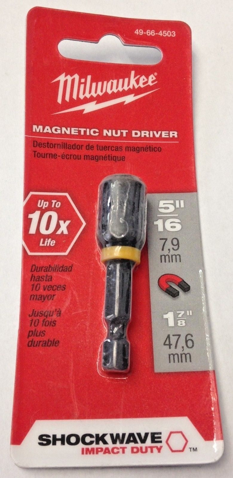 Milwaukee 49-66-4503 5/16" x 1-7/8" Magnetic Nut Driver