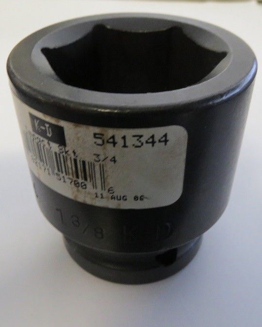 KD 541344 3/4" Drive 1-3/8" 6 Point Impact Socket USA