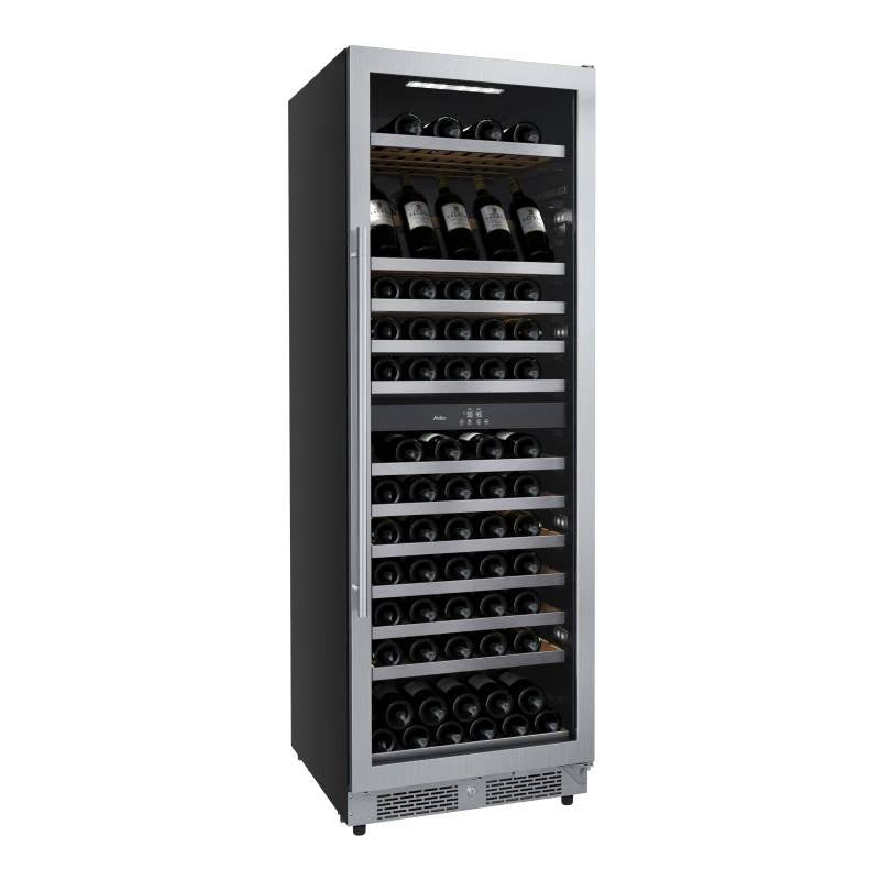 Avallon Wine Cooler 140 Bottles 24 in. Dual Zone 27d x 24w x 70h