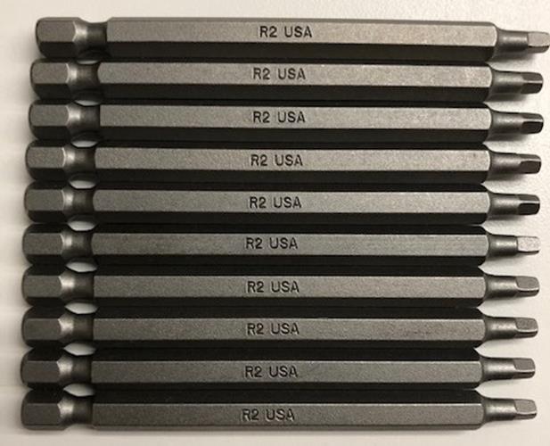 Bosch 339947 / 1609434031 R2 3½" Square/Robertson Bit USA 10 Pieces