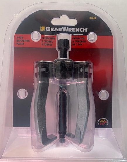 GearWrench 3624D 2-Ton Ratcheting Puller