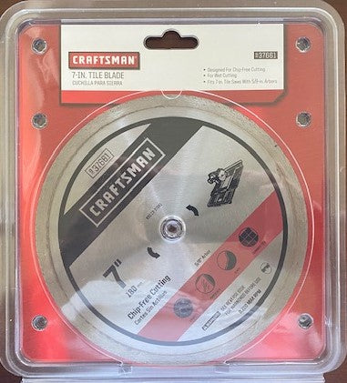 Craftsman 37661 7 Inch Tile Blade