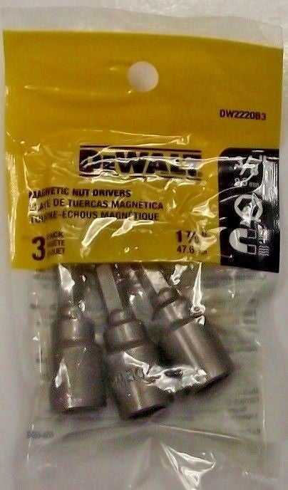 Dewalt DW2220B3 3/8" x 1-7/8" Nutsetter 3pcs.
