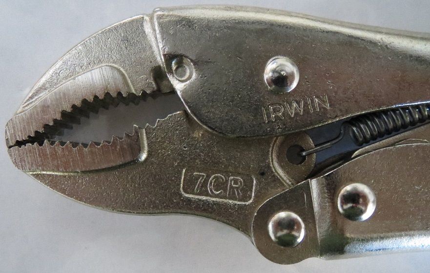 Irwin Vise Grip 7CR 7" FAST RELEASE Curved Jaw Locking Pliers