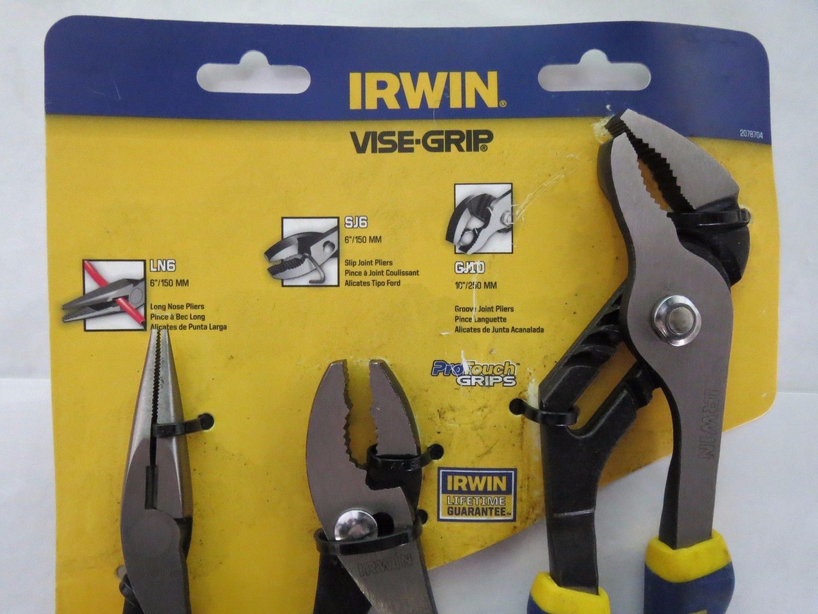 Irwin Vise-Grip 2078704 3 Piece Pliers Set