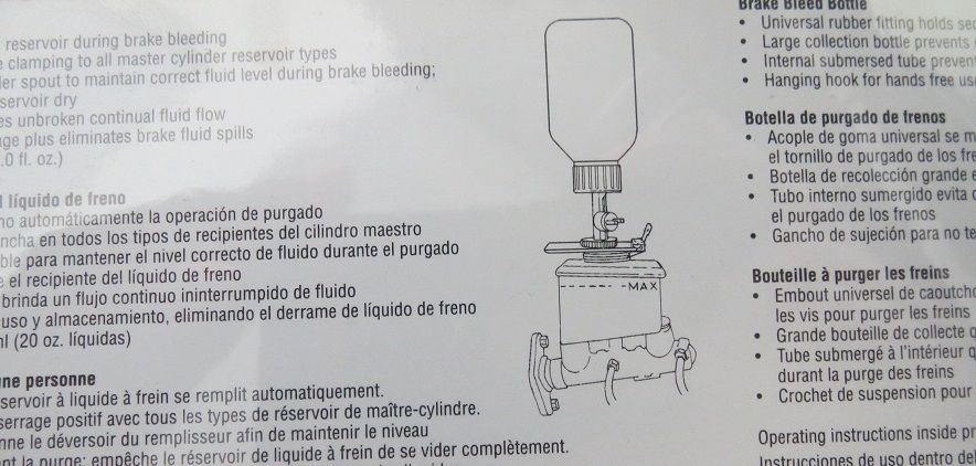 KD Tools 3982 Manual Brake Bleeder Kit