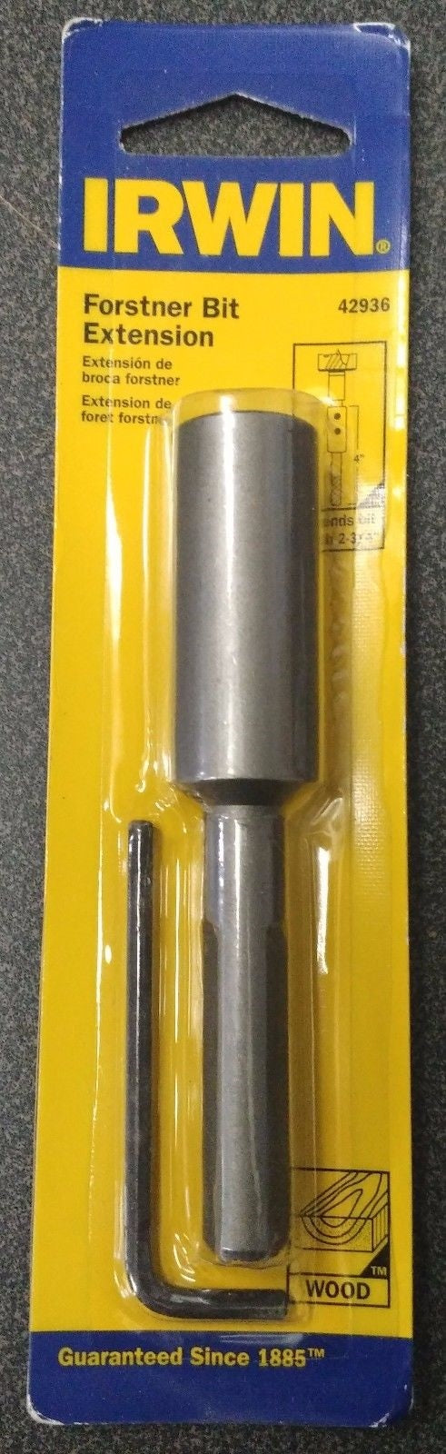 Irwin Tools 42936 4" Forstner Bit Extension