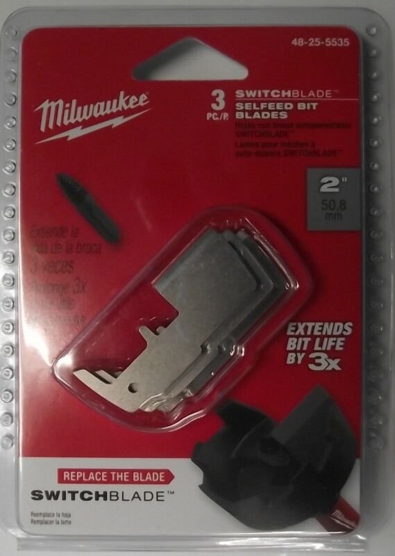 Milwaukee 48-25-5535 2" Inch Switchblade Replacement Blade (3-Pack)