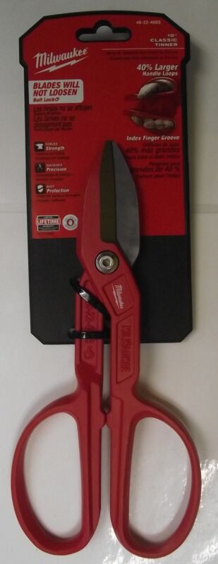 Milwaukee 48-22-4003 10" Classic Tinner Snips