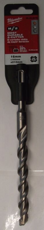 Milwaukee 48-20-8076 SDS+ Metric 16mm x 160mm x 210mm Rotary Hammer Drill Bit