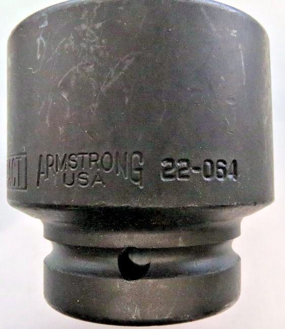 Armstrong 22-064 1" Drive 6PT 2" Impact Socket USA