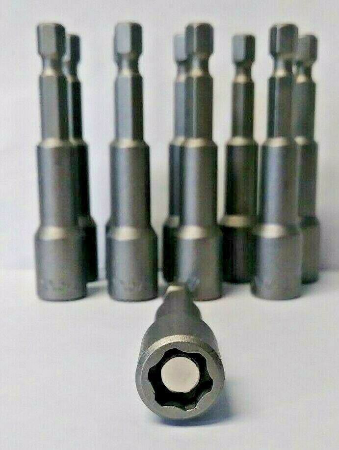 Bosch 120245 1609512613 5/16" x 2-9/16" Magnetic Nutsetters 10 Pack USA