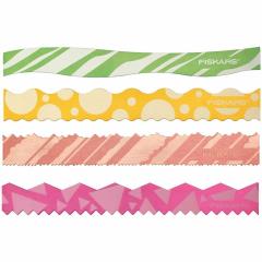 Fiskars Paper Tear Edgers (4 Designs) Zig Zag, Scallop, Deckle & Wave