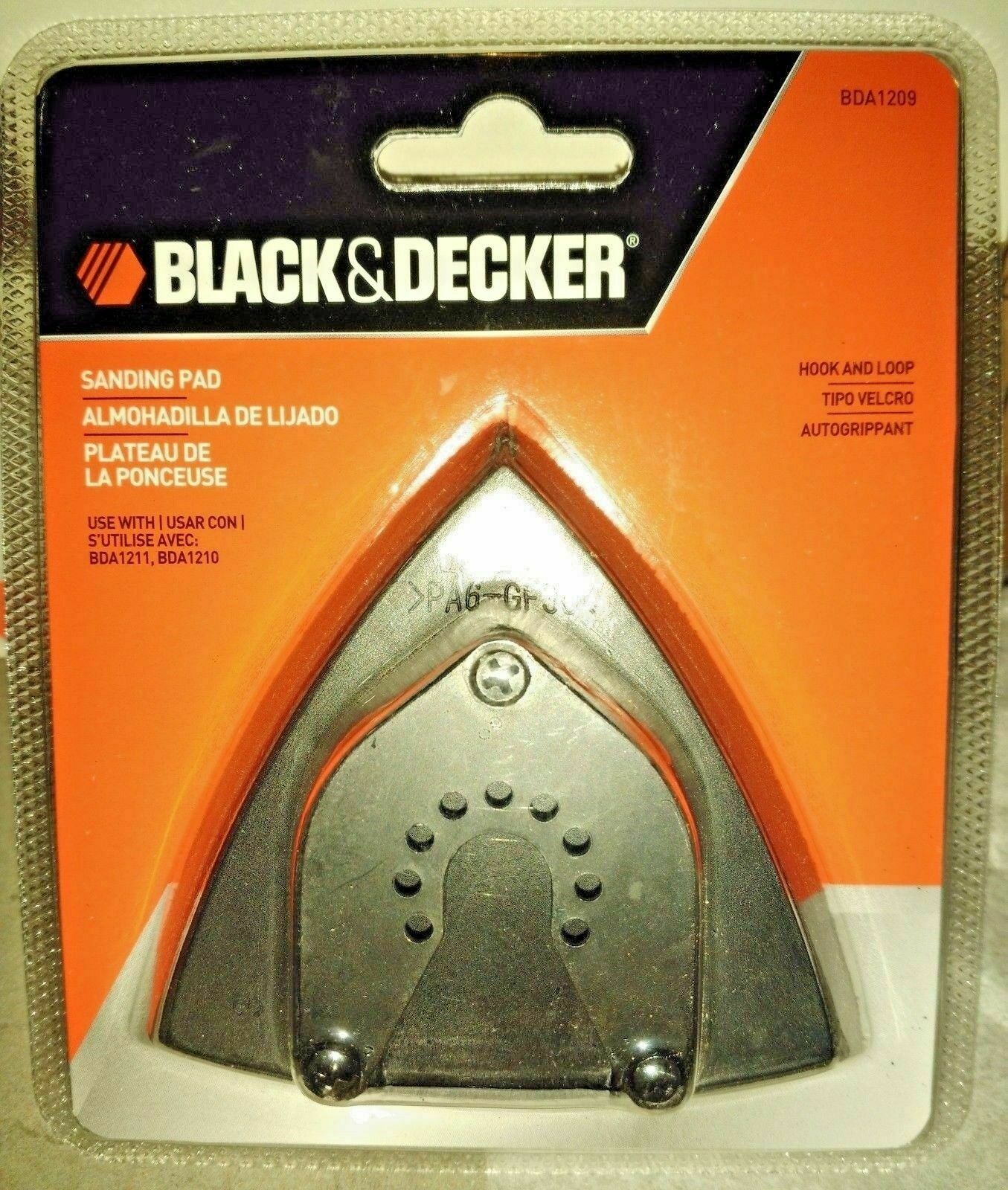 Black & Decker BDA1209 Sanding Pad Hook and Loop