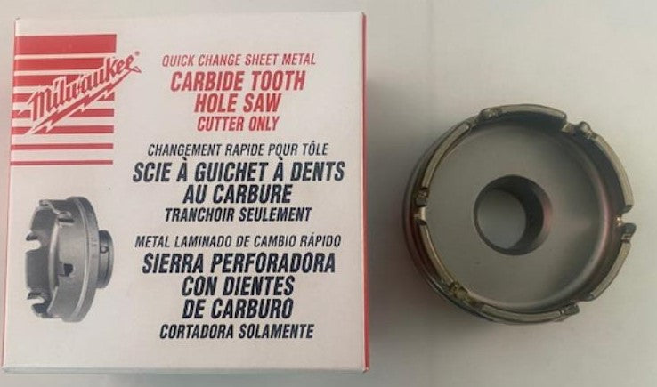 Milwaukee 49-57-8339 2-1/2" Quick Change Sheet Metal Carbide Cutter Japan