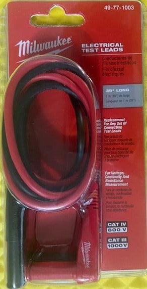 Milwaukee 49-77-1005 Electrical Alligator Clips Test Leads
