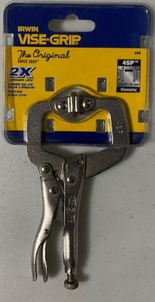 Irwin 4SP Vise-Grip 4sp 4" Locking Clamp with Swivel Pads