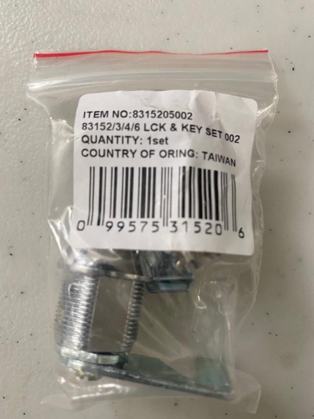 GEARWRENCH 8315205002 Replacement Lock & Key Set for 83152 XL Series Key Set 002