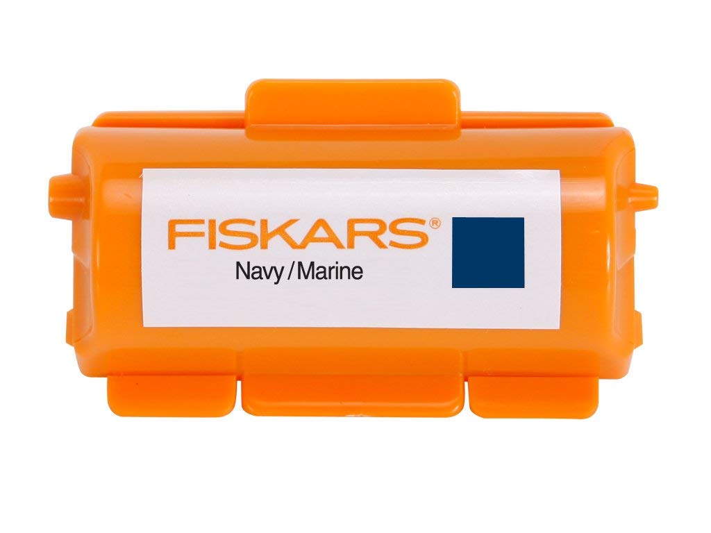 Fiskars 01-005578 Continuous Stamp Wheel Ink Cartridge Navy