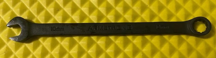 Armstrong 56-210 10mm Long Length Open End Combination Wrench 12pt. USA