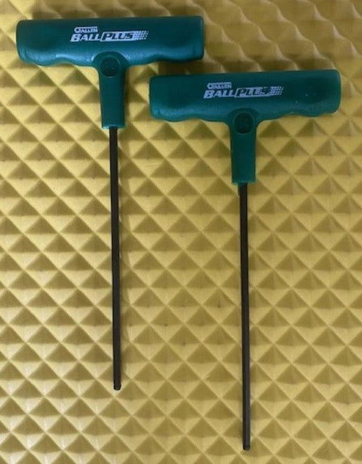 Allen 57606 1/8" T-Handle Ball-Plus Hex Wrench Comfort Grip 2pcs.