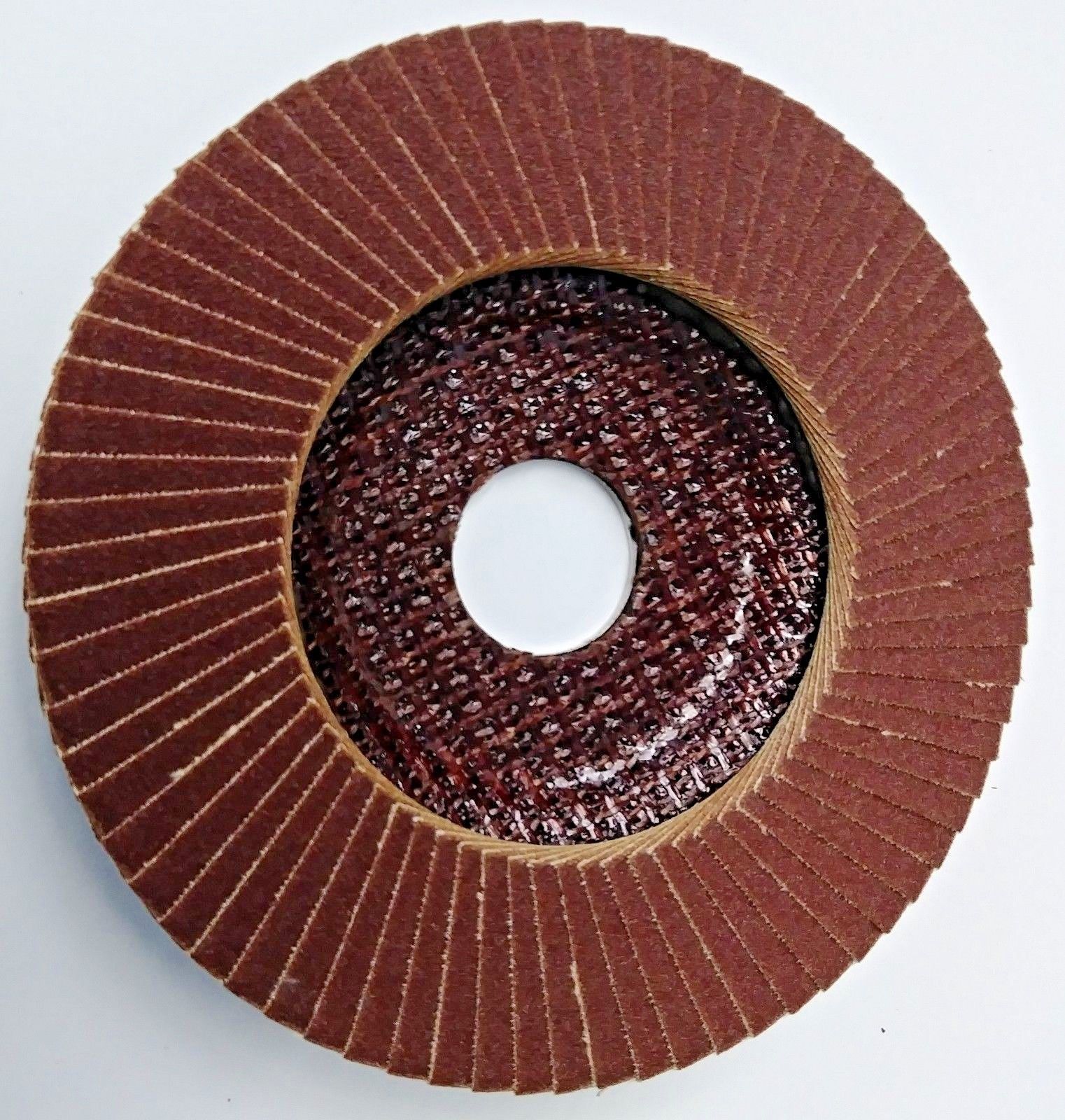 VSM 163 953 4-1/2" x 7/8" Aluminum Oxide 120 Grit Type 27 Flap Disc Germany