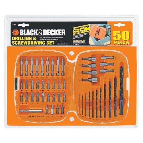 Black & Decker 71-950 50 Piece Drilling And Screwdriving Set