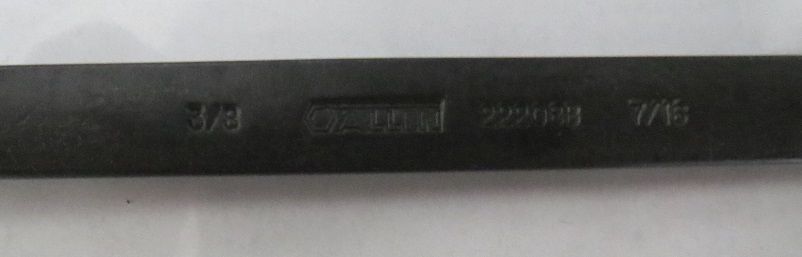 Allen 22208B 3/8" x 7/16" Black Offset Box Wrench 12 Point USA