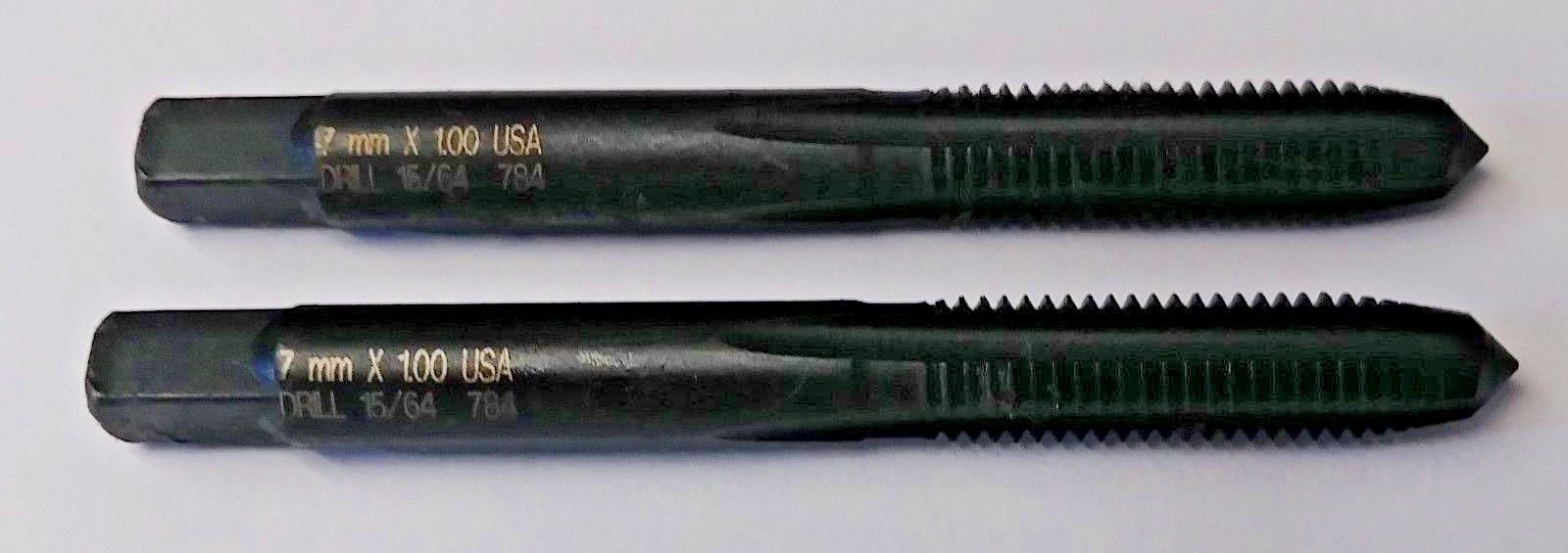 Bosch 1609445718 7mm x 100 Plug Tap Black Oxide USA (2 Pieces) #T37