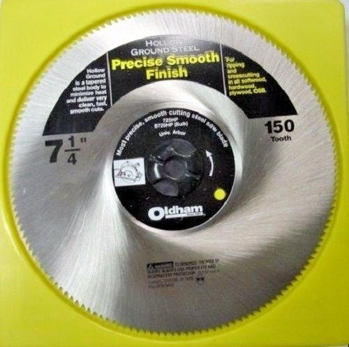 Oldham 725HP 7" x 150T Hollow Ground Saw Blade